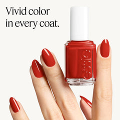 Essie Nagellack für intensiv gefärbte Nägel, Nr. 516 hat es geschafft!, Rot, 13,5 ml