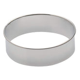 285565 Formă de biscuiți rotundă cu mâner, diametru 10 cm, înălțime 3 cm, 6 bucăți