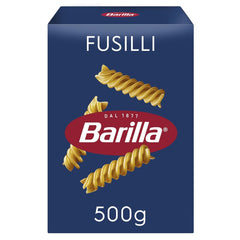 Barilla Pasta Classic Fusilli Nr. 98 aus hochwertigem Hartweizen, immer al dente, Chili, Spaghetti, Fusilli, Penne, italienisch, 500g