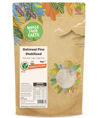 Wholefood Earth Fine Oats – gentechnikfrei – vegan – milchfrei – ohne Zuckerzusatz 1 kg