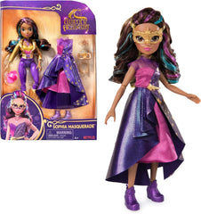 Unicorn Academy Deluxe Masked Ball Sophia – 24 cm große Puppe aus der beliebten Netflix-Serie mit 2 Outfits, klassischer Verkleidung und Rollenspiel, ab 4 Jahren. Naty Shop Dolls Sophia Masked Ball