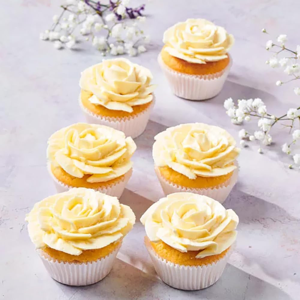Funcakes Mix Für Schweizer Baiser Buttercreme: Einfach Zu Verwenden, Cremig, Perfekt Zum Dekorieren, Abdecken Und Füllen Von Kuchen, Belag Auf Cupcakes. 400 G. Amestec pentru copt si gatit Naty Shop