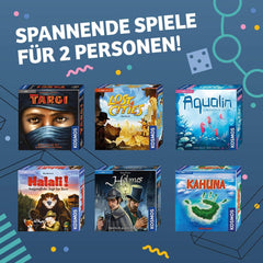 KOSMOS 692766 Holmes - Sherlock vs. Moriarty, Zwei-Personen-Spiel, Sherlock Holmes-Spiel, Brettspiel für genau 2 Spieler ab 10 Jahren, Strategiespiel