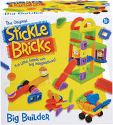 Stickle Bricks, Big Builder Konstruktionsset, Über 125 Teile, Fördert Kreativität & Motorik, Sicher & dänglig, Praktische Ausstellung, Für Kinder ab 18 Monaten
