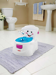 Fisher-Price Meine Erste Toilette, Baby Töpfchen, Mit Musik & Lustigen Sätzen, Tragbare Baby Toilette, Abnehmbarer Toilettenaufsatz, Deutsche Version, Ab 1 Jahr, P4326 Accessories Food and Breastfeeding Bebe Naty Shop