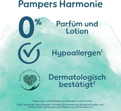 Pampers Babywindeln Größe 2 (4–8 kg) Harmony, Sparpack mit doppelter Monatsbox, sanftem Hautschutz und pflanzlichen Inhaltsstoffen, 408 Stück. Mutter und Baby Naty Shop