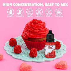 Fettlösliche Lebensmittelfarbe Für Schokolade - 26 Farben Ölbasis Lebensmittelfarben Für Fondant, Torten Dekoration, Backen - Flüssige Lebensmittelfarbe Für Kakaobutter, Buttercreme, Kuchen - 6Ml Je Naty Shop