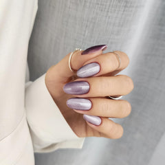 Semilac UV-Nagellack 664 Lilac Gloss 7 ml – Cat-Eye-Effekt, einzigartige Reflexionen mit magnetischem Werkzeug – Gloss Gala Collection
