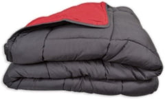 Calgary Duvet Cover Poliester gri/roșu, Poliester, Gri/roșu, 200X140X1 Cm Plapumi si pilote Naty Shop 220X160X1 cm