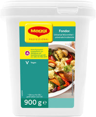 Maggi Professional Fondor Universal-Würzmittel o.k.A., vegane Würzmischung, 1er Pack (1 x 900g Gastro Box)