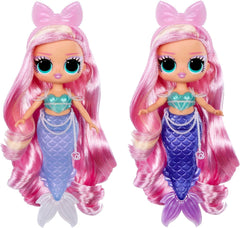 L.O.L. Überraschung! Tweens – Meerjungfrau Lola Waves – Modepuppe mit farbwechselndem Schwanz, beweglicher Flosse und schönen Accessoires – Spielzeug für Kinder und Sammler ab 4 Jahren Naty Shop Dolls