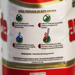 Ceai Yerba Mate Elaborada 500G | Ceai Mate Tradicional | Ceai Yerba Mate Elaborada Con Palo Frunze vrac 0,5 Kg