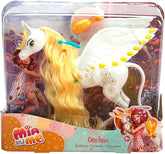 Simba 109480093 - Mia and Me Unicorn Onchao, Cu aripi mobile, agrafe de păr, perie pentru coafat, cal de joacă, ponei, Centopia, de la 3 ani, roz Papusi Naty Shop Singur