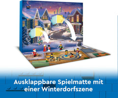 LEGO City Adventskalender 2024, Adventsgeschenk für Kinder ab 5 Jahren, 24 Überraschungen, Minifiguren in Weihnachtsoveralls, Weihnachtsmann und Frau Weihnachtsmann, Weihnachtsgeschenk 60436 Bausets Besuchen Sie den LEGO-Store