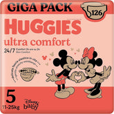 Huggies Ultra Comfort, Größe 5 Windeln (11-25 kg), Disney-Design, 126 Stück Mutter und Baby Naty Shop 5 (126 Stück)