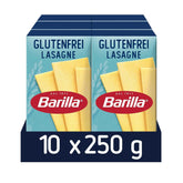 Glutenfreie Lasagne von Barilla Pasta, hergestellt aus köstlichem Mais und Reis, perfekt für Menschen mit Zöliakie oder Glutenunverträglichkeit, 10er-Packung (10 x 250 g)