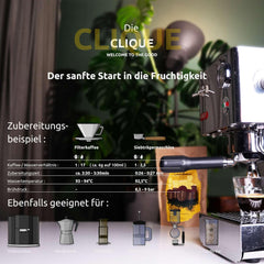 Die Clique | Kaffee | Omni Roast - 100% Arabica | Filterkaffee/spritziger Espresso | ganze Bohne (500g)