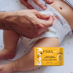 Șervețele umede Easy Baby, cu aloe vera și extract de miere cu efect hidratant pentru piele, testate dermatologic, pachet de 20 de șervețele