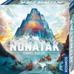 KOSMOS 683801 Nunatak - Templul Gheții, Joc de familie, Configurație 3D cool, Piese de joc 3D cu aspect de gheață, Joc de strategie, Joc de societate, Joc de petrecere