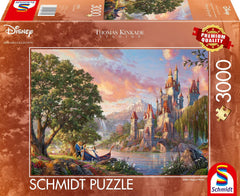 Schmidt Spiele 57372 Thomas Kinkade, Disney, Lumea magică a lui Belle, jigsaw puzzle 3000 piese Puzzle Naty Shop Titlu implicit