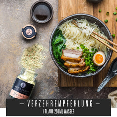 Ankerkraut Gemüsebrühe, ohne Geschmacksverstärker, ohne Zucker, 90g im Korkenglas, Mischung würzender Zutaten für Brühe