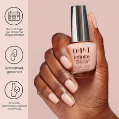 OPI Infinite Shine Pink Tones – Vorgehärtete Gel-Technologie ohne UV-Lampe – Bis zu 11 Tage Haltbarkeit – Langanhaltender veganer Nagellack – 15 ml