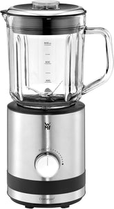 WMF Küchenminis Kompaktmixer, Mini Standmixer, 400 Watt, Standmixer Klein, Glasbehälter 0,8 L, Pulsstufe, Cromargan Matt Bucatarie Naty Shop