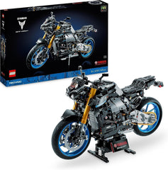 LEGO 42159 Technic Yamaha MT-10 SP Motorrad-Modellbausatz für Erwachsene, authentisches Fahrzeugmodell mit 4-Zylinder-Motor, funktionsfähige Lenkung und Ar-App, Geschenk für Männer und Frauen. Bausätze Besuchen Sie den LEGO-Store Technic Yamaha