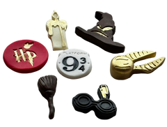 Harry Potter – Set mit 7 essbaren Dekorationen aus Zuckerpaste kaufen | Hogwarts-Thema