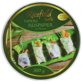 Ricefield Tapioka-Reispapier, rund, 22 cm, Premium-Qualität, 300 g