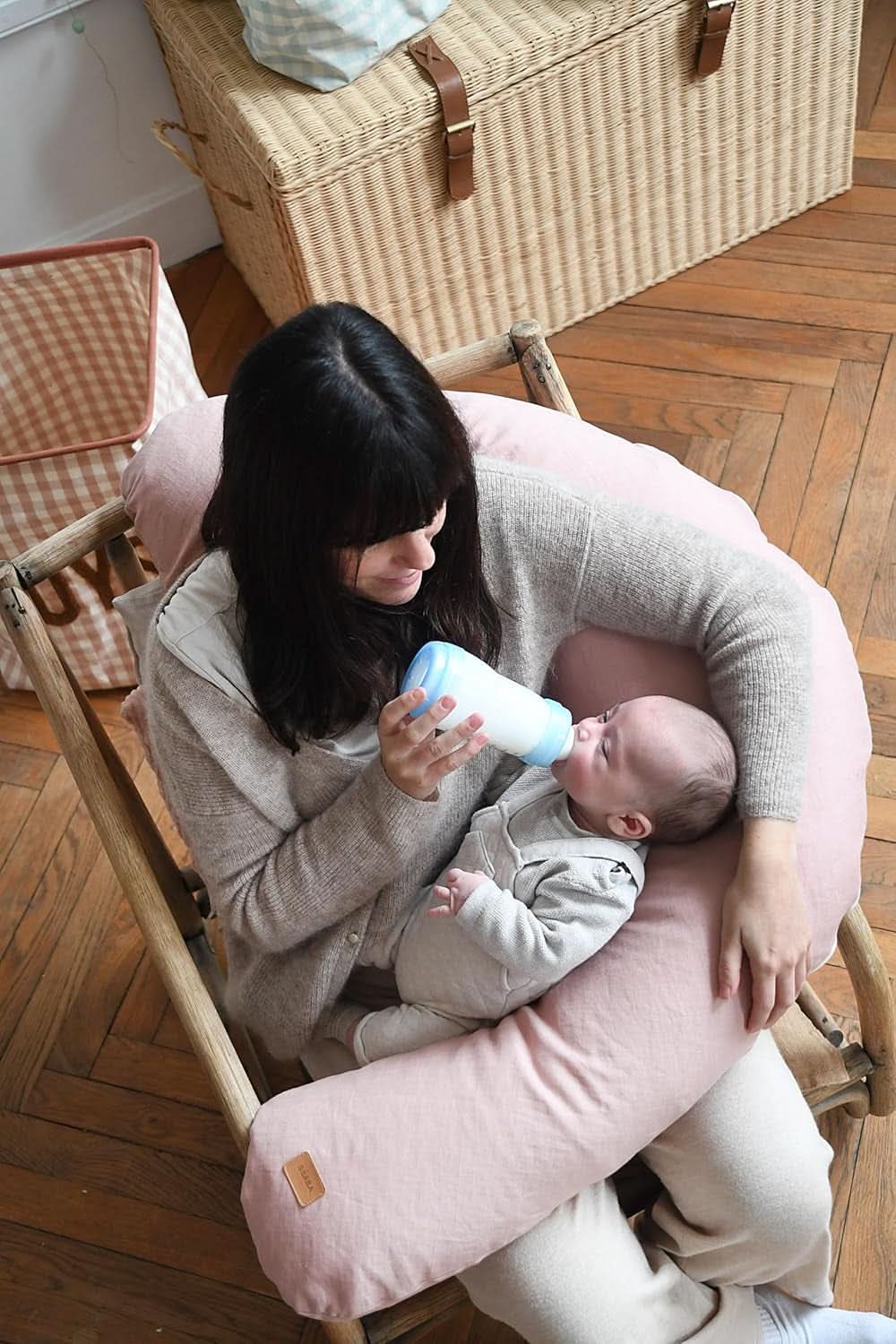 BÉABA, Big Flopsy, pernă multifuncțională pentru alăptat Accesorii Hrana si Alaptare Bebe Naty Shop