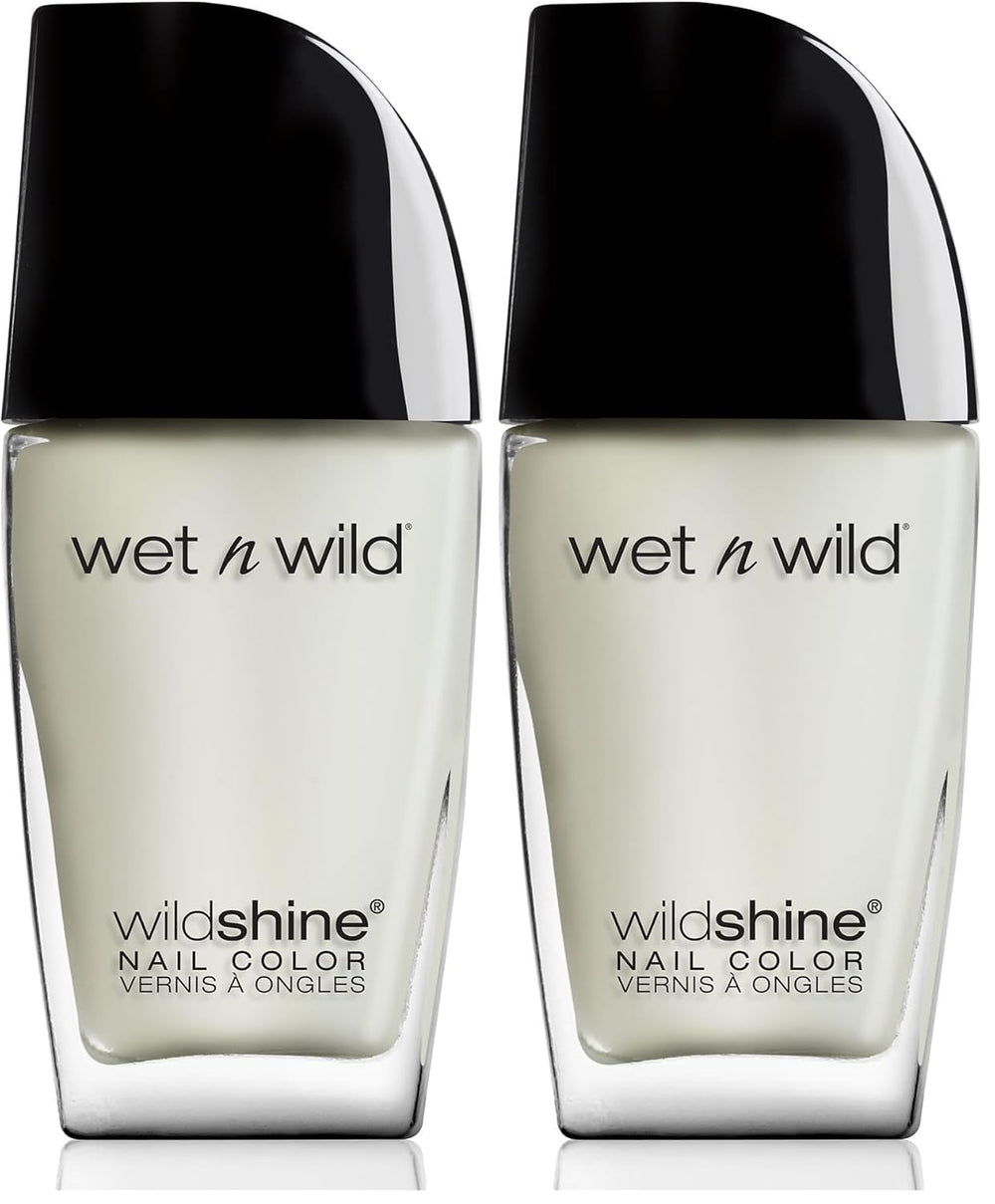 Wet n Wild Wild Shine Nagellack, Formaldehyd, Toluol, Phthalatfrei, lang anhaltende, schnell trocknende Formel, mattierter Decklack (2er-Pack)