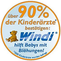 Fridababy Windi Gasentlastung für Babys ab 0 Monaten, 10 Stück, Einwegkatheter, Erdgasentlastung, 20437