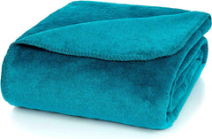 Glart Kuscheldecke schlichte weinrote Decke 130X170 cm Sofa, weiche und warme Wolldecke extra flauschig wie eine Sofadecke Sofadecke, Kuscheldecke Kuscheldecke, Plüsch Sofaüberwurf Decke, U1B Betten und Decken Glart Uni-Petrol