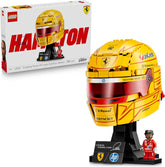LEGO Editions Scuderia Ferrari HP Lewis Hamilton Helm - F1 Merchandise - Ausstellungsmodell Bausatz mit sammelbarer Minifigur - Geschenk für Jungen ab 14 Jahren und Erwachsene Motorsportfans - 43022