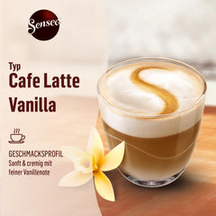 Senseo Pads Café Latte Vanilla, 5 x 8 Getränke, 40 Kaffeepads