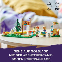 LEGO Friends Bogenschießen im Abenteuercamp Kinderbauspielzeug mit Pfeil und Bogen, 2 Figuren und einem Waschbecken, für Mädchen und Jungen ab 6 Jahren 42622 Bausets Besuchen Sie den LEGO-Store