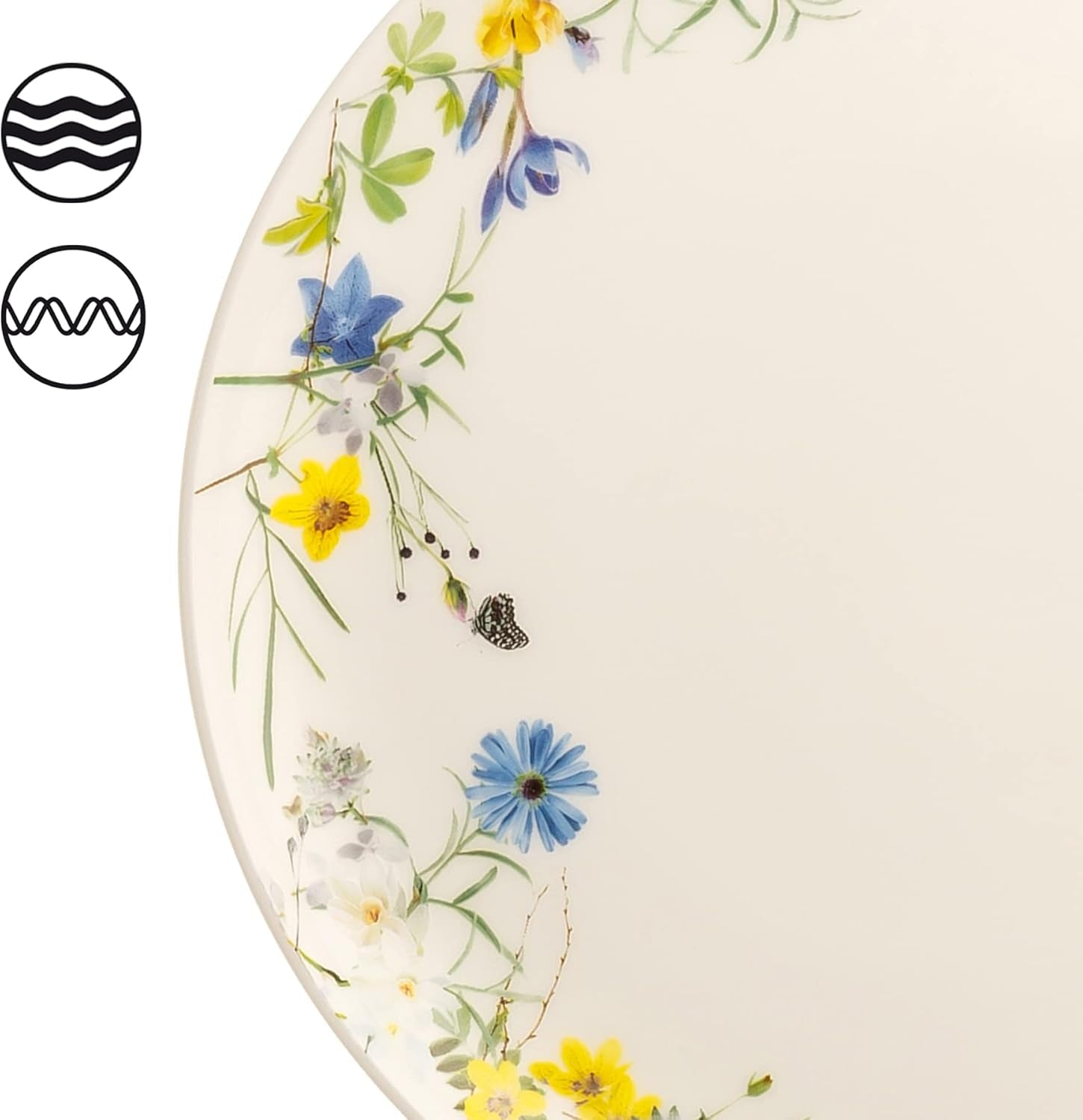 Brillance Fleurs Des Alpes Set 4-Tlg. Mit Fahnen- Und Coupteller Seturi vesela masa Naty Shop