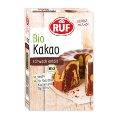 RUF Kakaopulver in Bio-Qualität, 125 Gramm Kakao und heiße Schokolade Naty Shop Kakaopulver 125 Gramm