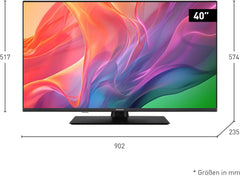 Panasonic TV-40S55AEZ, seria S55A, televizor inteligent LED Full HD de 40 de inci, 2024, Fire TV, HD Color Engine, HDR, control vocal Alexa, mod de gaming, player media, pentru o experiență vizuală excepțională