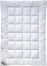 Plapumă din fibre Billerbeck E21 King - Plapumă din fibre rafinată cu aloe vera - 135 X 200 Cm plapumă pentru toate anotimpurile cu nivel mediu de căldură, alb Plapumi si pilote Naty Shop Singur 135 X 200 Cm Mediu (M)