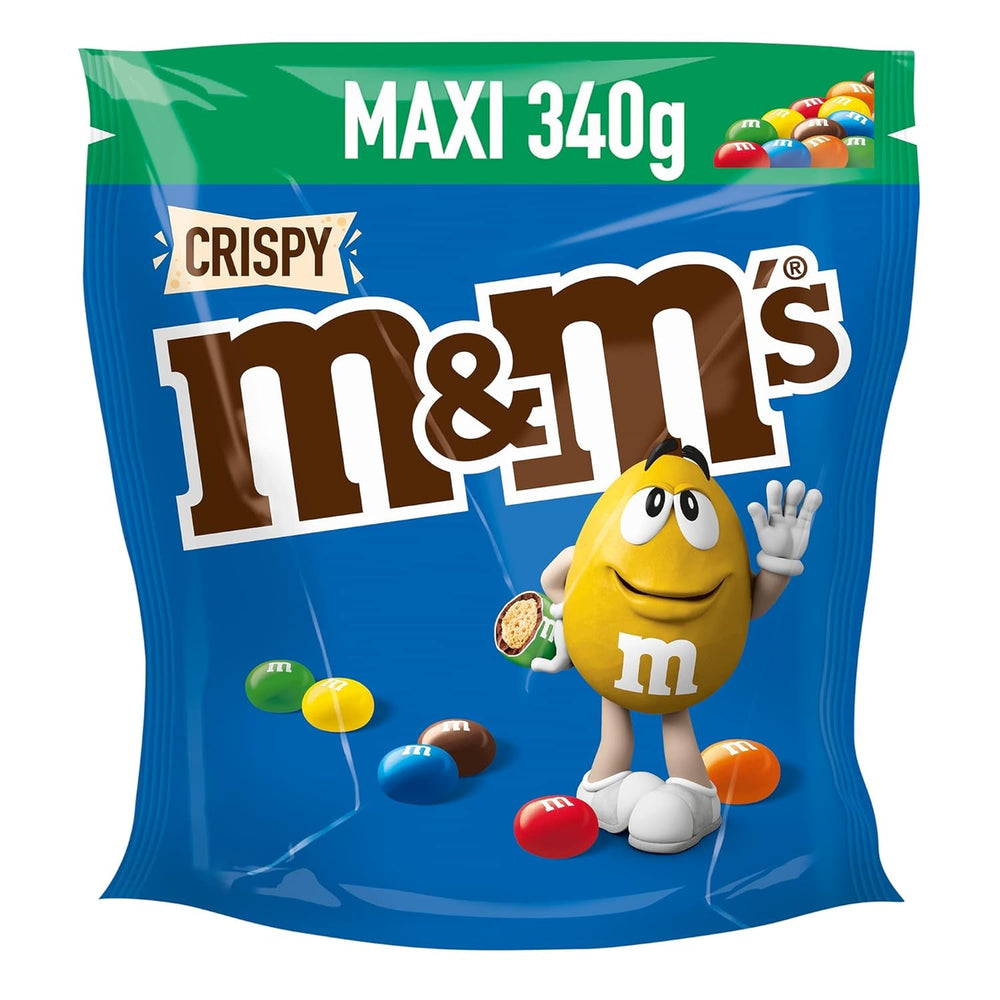 M&M'S Knusprige Schokoladenstückchen mit knusprigem Kern Naty Shop Knusprige Schokoladenbonbons 340G