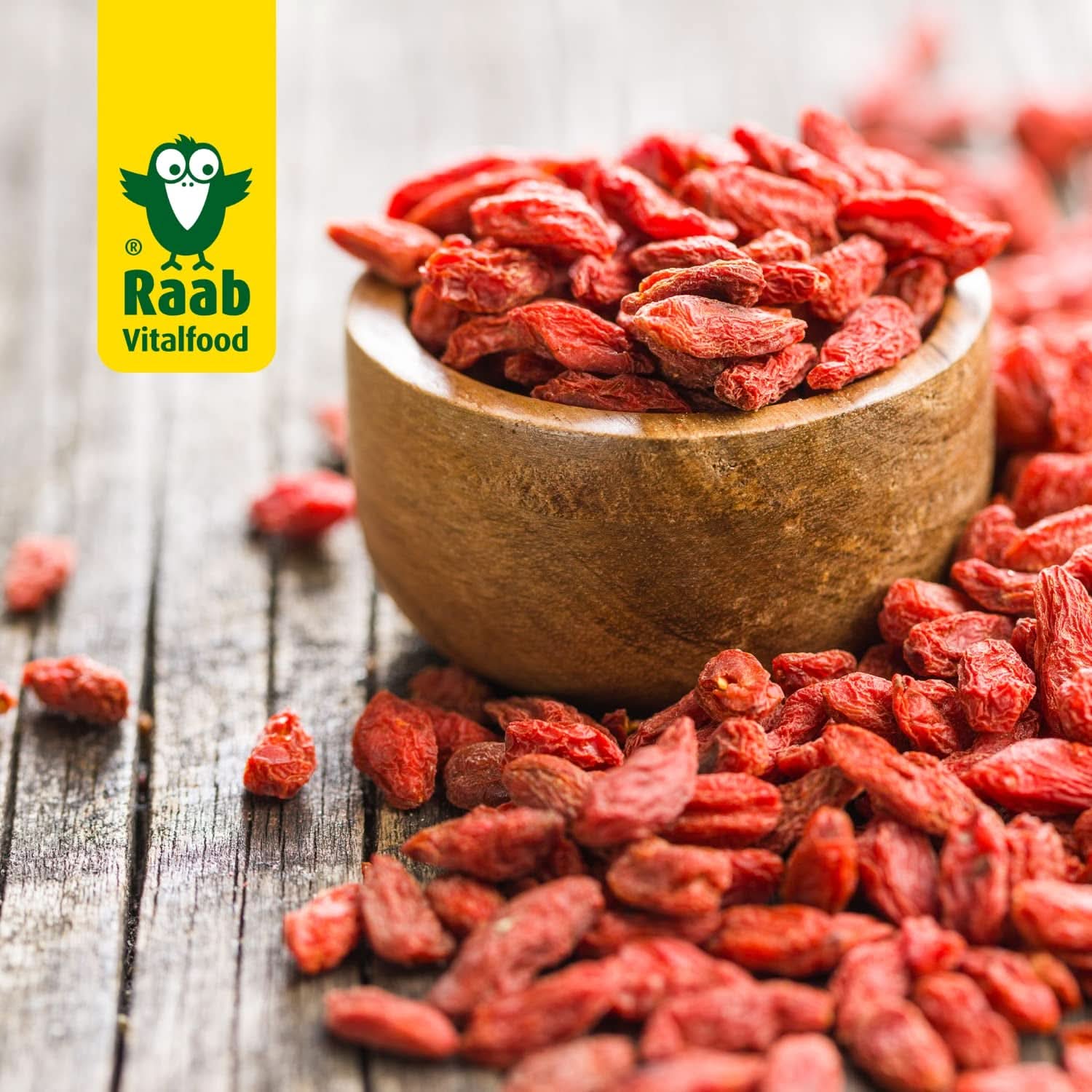 Raab Vitalfood Organic Goji Berries, calitate premium, 500 grame Produse deshidratate Naty Shop