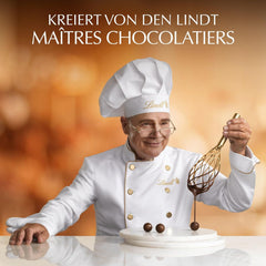 Bile de cheesecake Lindt LINDOR cu ciocolată | Pungă de 137 g | Ciocolată cu lapte cu umplutură de cheesecake care se topește în gură | Cadou de ciocolată | Cadou de ciocolată | LINDOR 75 de ani (Pachet de 4)