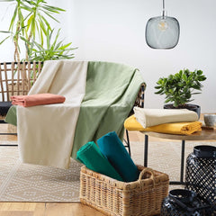 Douceur D'Intérieur, Decke (220 x 240 cm) Lucile Curry, Polycotton, einfarbig Douceur d'Intérieur Betten und Decken