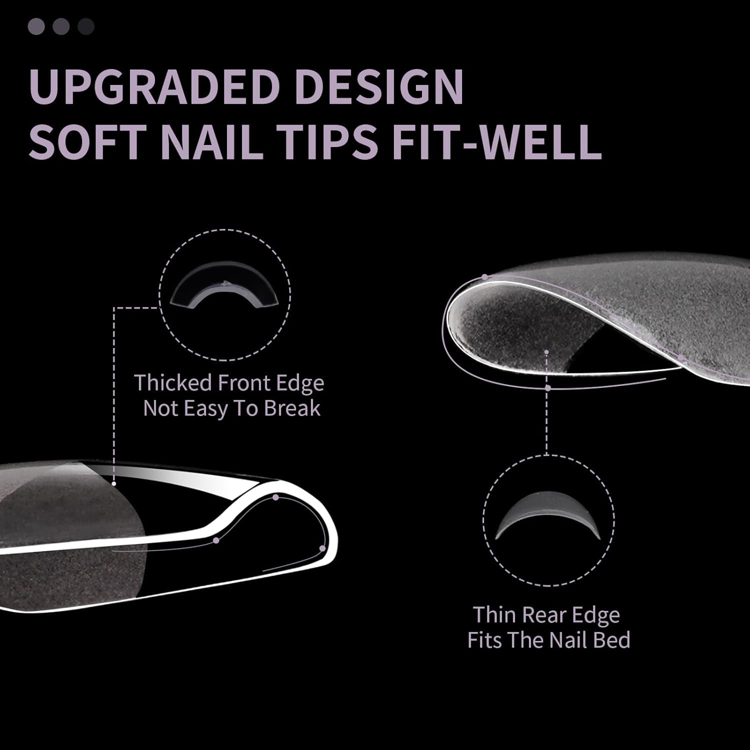 Unghii false scurte, model balerină, 120 bucăți, pentru lipire, 12 dimensiuni, unghii artificiale scurte, gel moale, acoperire completă, vârfuri de unghii pentru unghii cu gel scurte, S