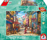 Schmidt Spiele 57397 Thomas Kinkade, Disney, Mickey și Minnie în Mexic, puzzle jigsaw 6000 piese Puzzle Naty Shop Titlu implicit