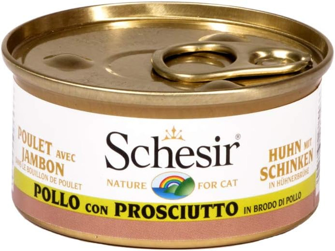 Cat in broth file de pui, hrană pentru pisici umedă în propriul bulion de gătit, 24 cutii X 70 G