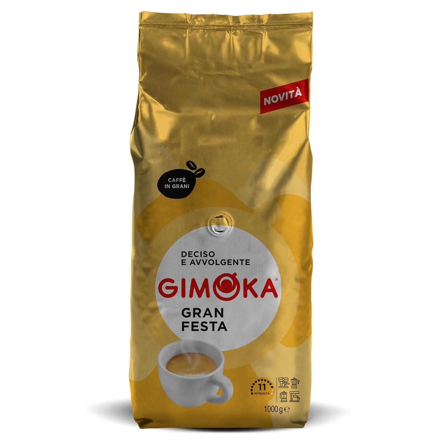 Gimoka - Cafea boabe, 1 Kg Cafea Naty Shop 1 Kg Gran Festa
