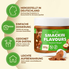 He-Ju Pulver mit Haselnuss-Lebkuchengeschmack, 250 Gramm Naty Shop Flavors